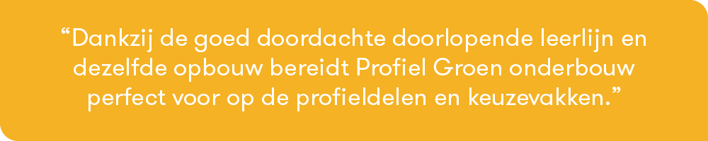 Quote Profiel Groen onderbouw