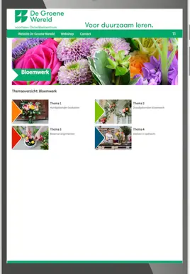 Bloemwerk Online omgeving