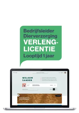 Animalis | Verlenglicentie Bedrijfsleider Dierverzorging - studiejaar 3 (gestart in 23-24)