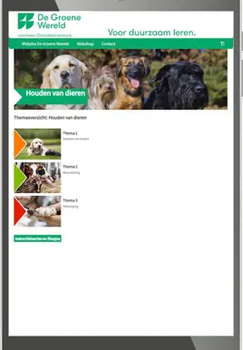 Houden van dieren Online omgeving