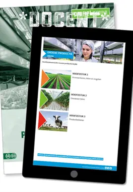 Groene Productie online omgeving docent incl. werkboek