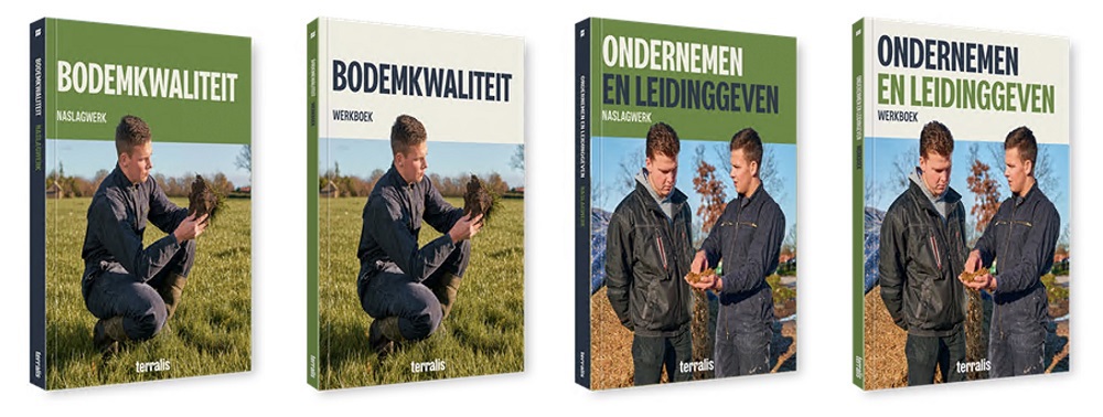 Covers naslagwerken en werkboeken Terralis